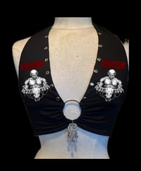 Image 1 of Studded Black Halter 