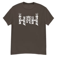 Image 5 of HNH Crown & Flame T-Shirt (White Print)