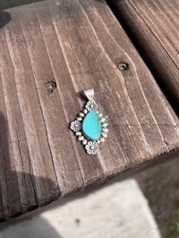 Image 2 of Southwestern Style Turquoise Pendant