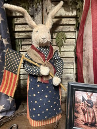 Image 2 of #5.... Olde Miss Liberty ~ Rabbit Print Included ~