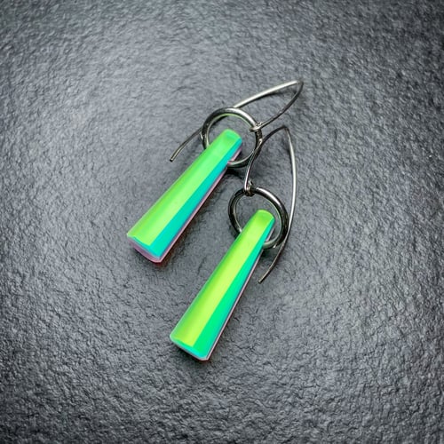 Image of Mint Spire Earrings