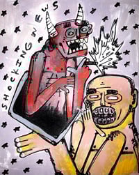 “  SHOCKING NEWS    “ canvas  