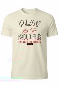 Image 2 of Yezikan Off White Play By The Rules Graphic T-Shirt