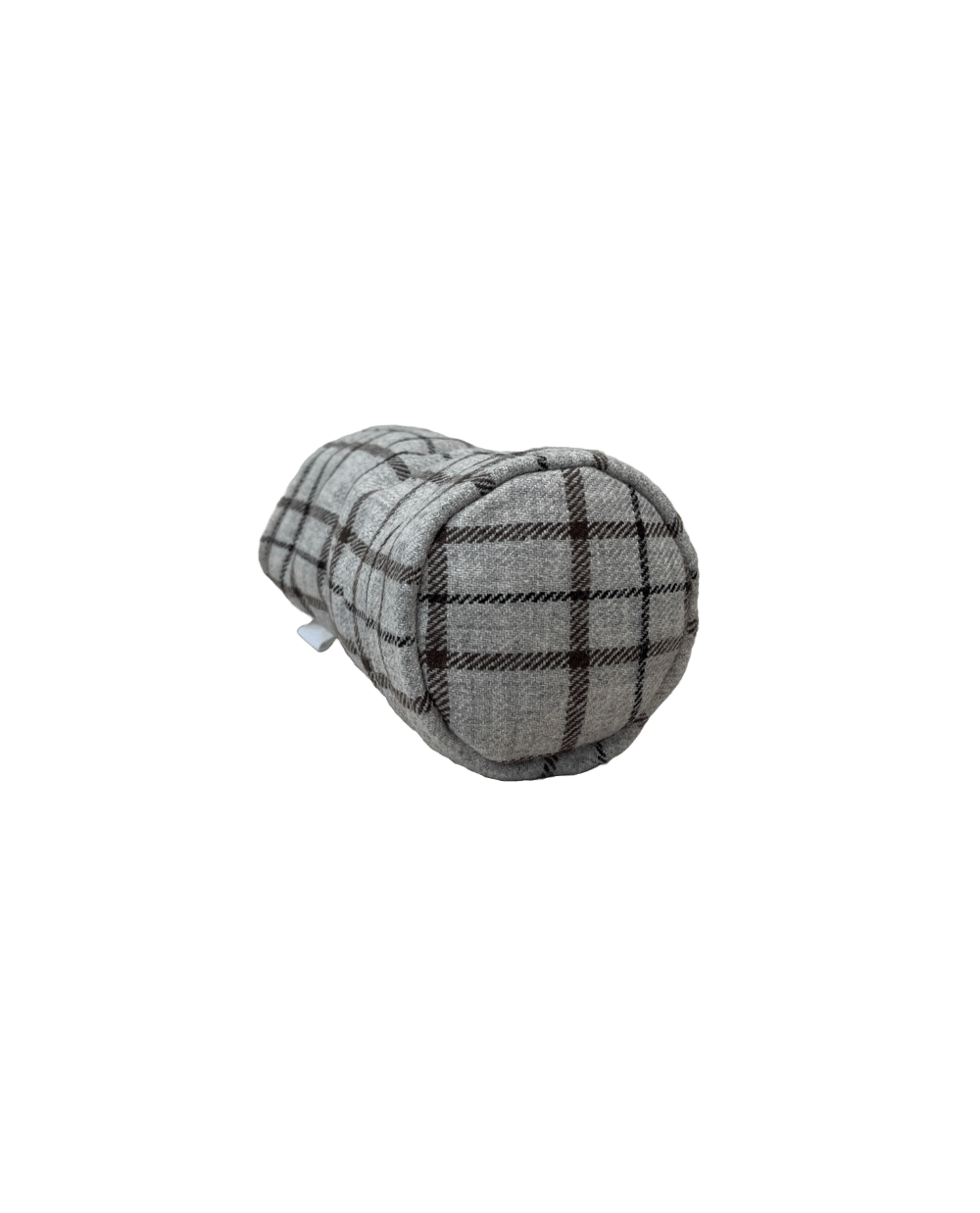 Wool Grey, Brown And Black Check Head Cover