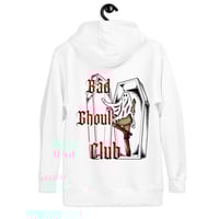 Image 1 of White - Bad Ghouls Club Hoodie