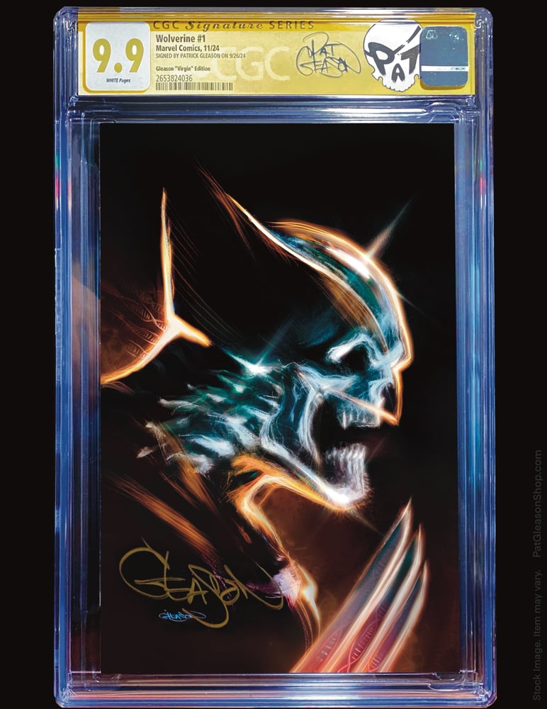 Image of *9.9 MINT!! Only one! CGC SS RARE Wolverine 1:100 Gleason variant