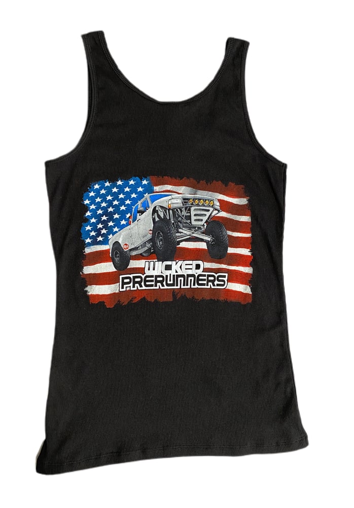 Image of Women’s American Flag Tank Tops 