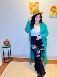 Image 1 of Curvy How About Now High Waisted Flares