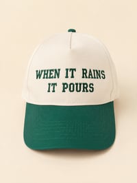 Image 1 of Luke Combs Inspired Embroidered When It Rains It Pours Cap