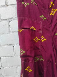 Image 2 of Sula slouch maxi skirt -retro flowers