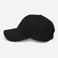 Image 3 of Sad But Rad Club Dad Hat (Black on Black)