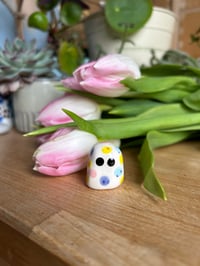 Image 14 of Speckled Pastel Polka Dot Mini Egg Guys (Big) Standing Decoraton