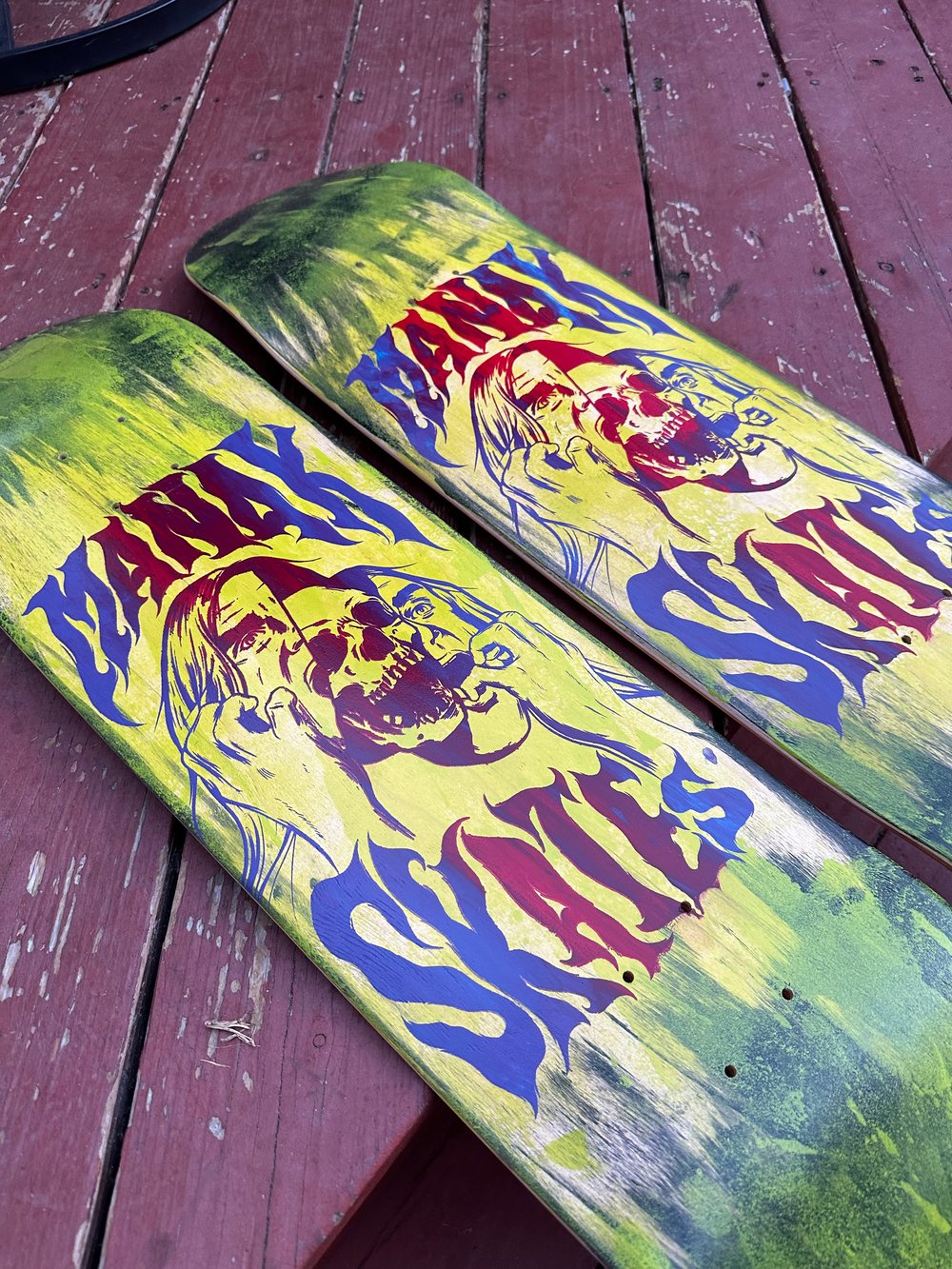 8.8" Eric Hutchinson - Coping Smasher Pool Shape - Iggy Graphic