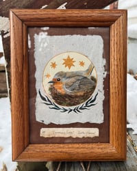 Image 1 of "European Robin" Original 