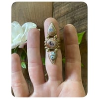 Image 2 of Ishtar Solid Brass and Opal Ring