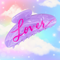PURPLE SWIFTIE LOVER HAIR CLAW