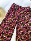 Preorder Pink/Orange Floral Corduroy Pants with free postage 