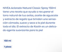 Image 5 of Nivea Antiperspirant Spray Classic Touch with Avocado Oil and Vitamin C