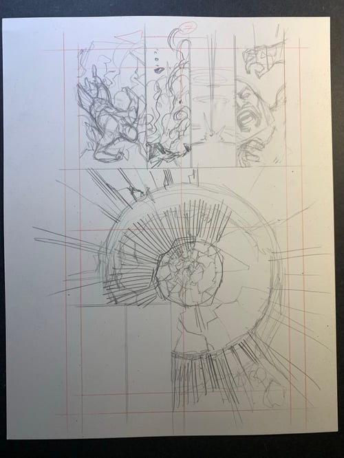 Image of POWER MAN:TIMELESS #1. page07 original art