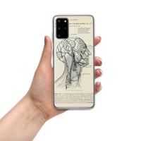 Image 10 of Antique Anatomical Illustration Veins of the Human Head Clear Case for Samsung®