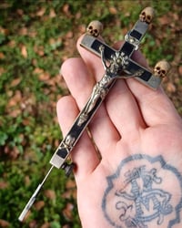 Image 1 of skullz crucifix handpoke tool