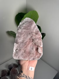 Image 17 of XL SELF STANDING COTTON CANDY APOPHYLITE CUT BASES -INDIA-