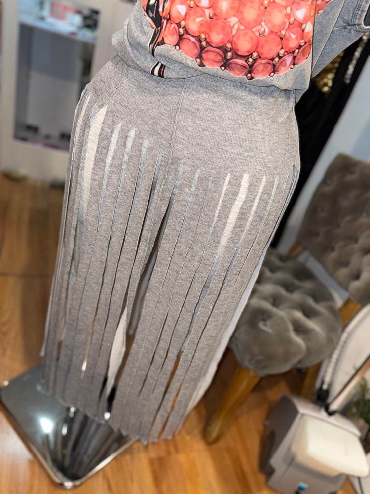 Image of Slit Right Maxi Skirt