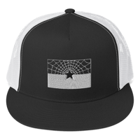 Image 1 of Lower AZ AZ Flag no web full black Trucker Cap