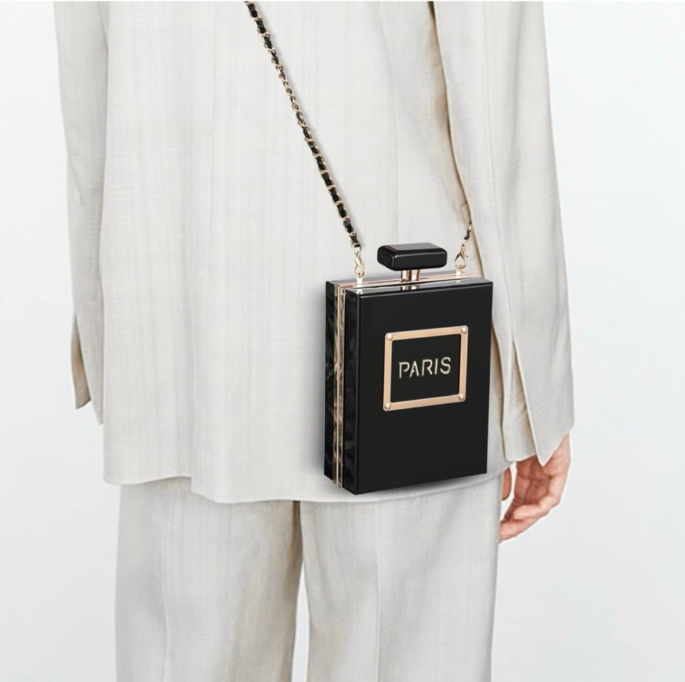 Image of perfume bottle junk  purse