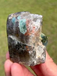 Image 5 of Smoky Quartz & Aquamarine Polished Freeform #2322