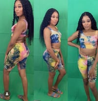 “Caution tie dye set”