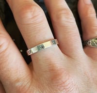 Image 4 of Sterling Silver Stars And Hearts Ring Handmade 