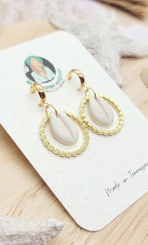Image of Coastal Cowrie Dangles 