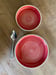 Image of RED High sided Lunch and Dessert Plates