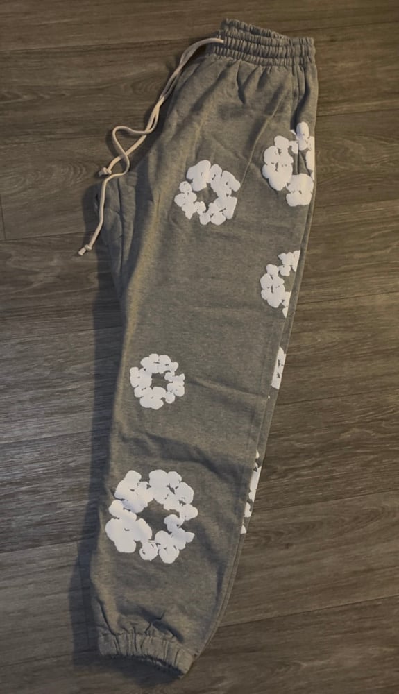 Image of Denim Tier Sweatpants 