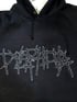 Monotone LV Faux Fur Hoodie  Image 3