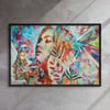 "Wonders Of The Brainwave Wilderness" Framed Limited Edition Canvas Print 