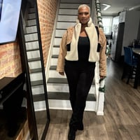 Image 2 of Denim & Faux Fur Jacket (WORN) 