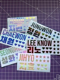 Image 2 of Custom Bias Name Decal Deco Set