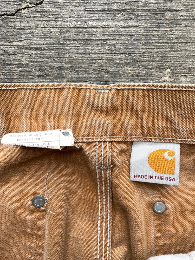 Image of Vintage Carhartt Double Knee Pants B01 BRN (2)