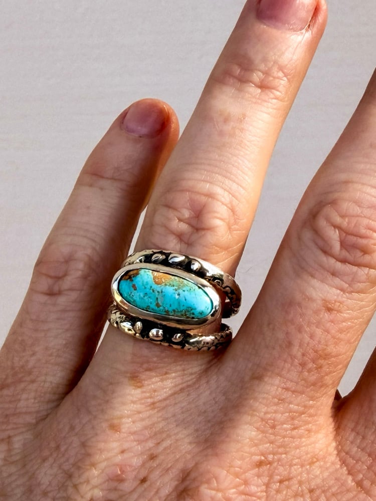TURQUOISE PASSAGE RING / Size 6.5