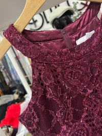 Image 2 of Children’s place lace cranberry dress