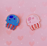 Image 1 of Jellyfish 1” Enamel Pins 