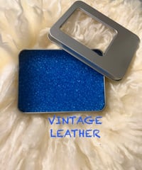 Vintage leather - under seat car freshie