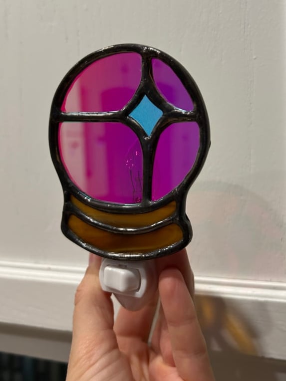 Image of Dichroic Crystal Ball Nightlight