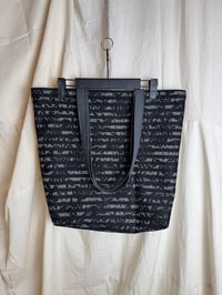 Image 2 of Roses Are Black Large Tote Bag