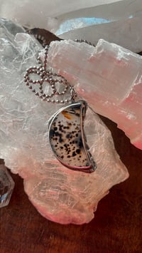 Image 1 of Montana agate Fall moon pendant