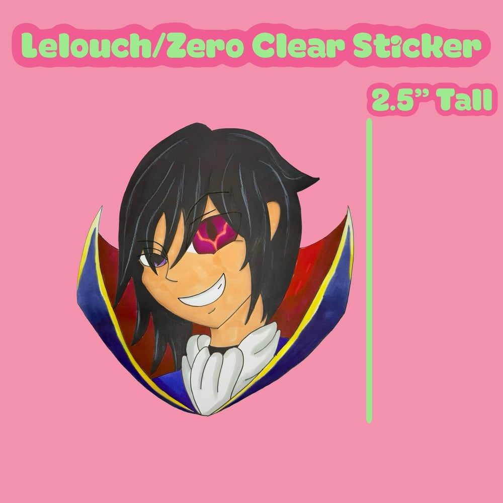 Image of Rebellious Prince Clear Sticker