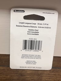 Image 3 of Beadalon 不鏽鋼 T字針