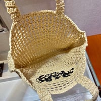Image 12 of Pràdä Straw Beach Bag